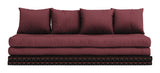 Chico Futon Sofa, Bordeaux w. Tatami -matter