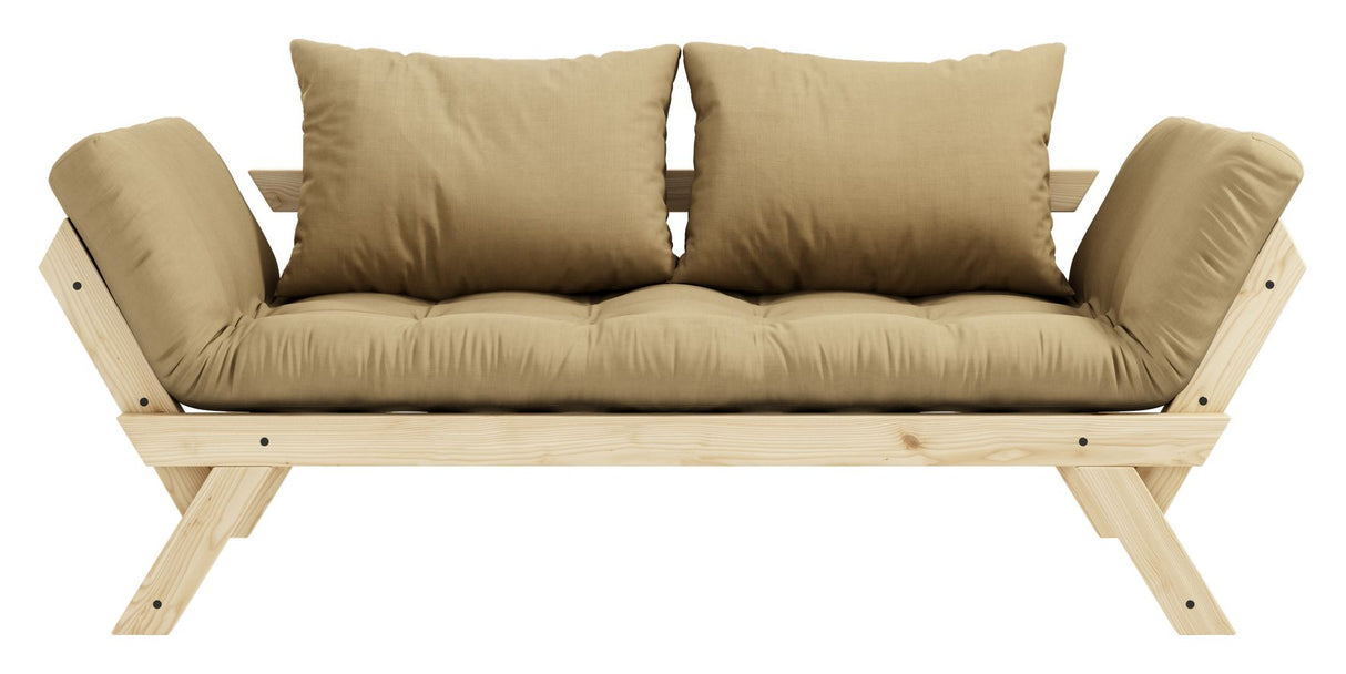 Bebop sofa seng, furu/beige