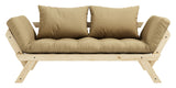 Bebop sofa seng, furu/beige