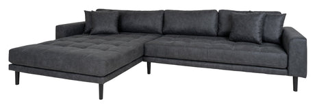 Lido, Lounge Sofa venstrevendt, mørkegrå