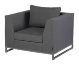 Rhodes Lounge Chair med armln, Stone Grey 