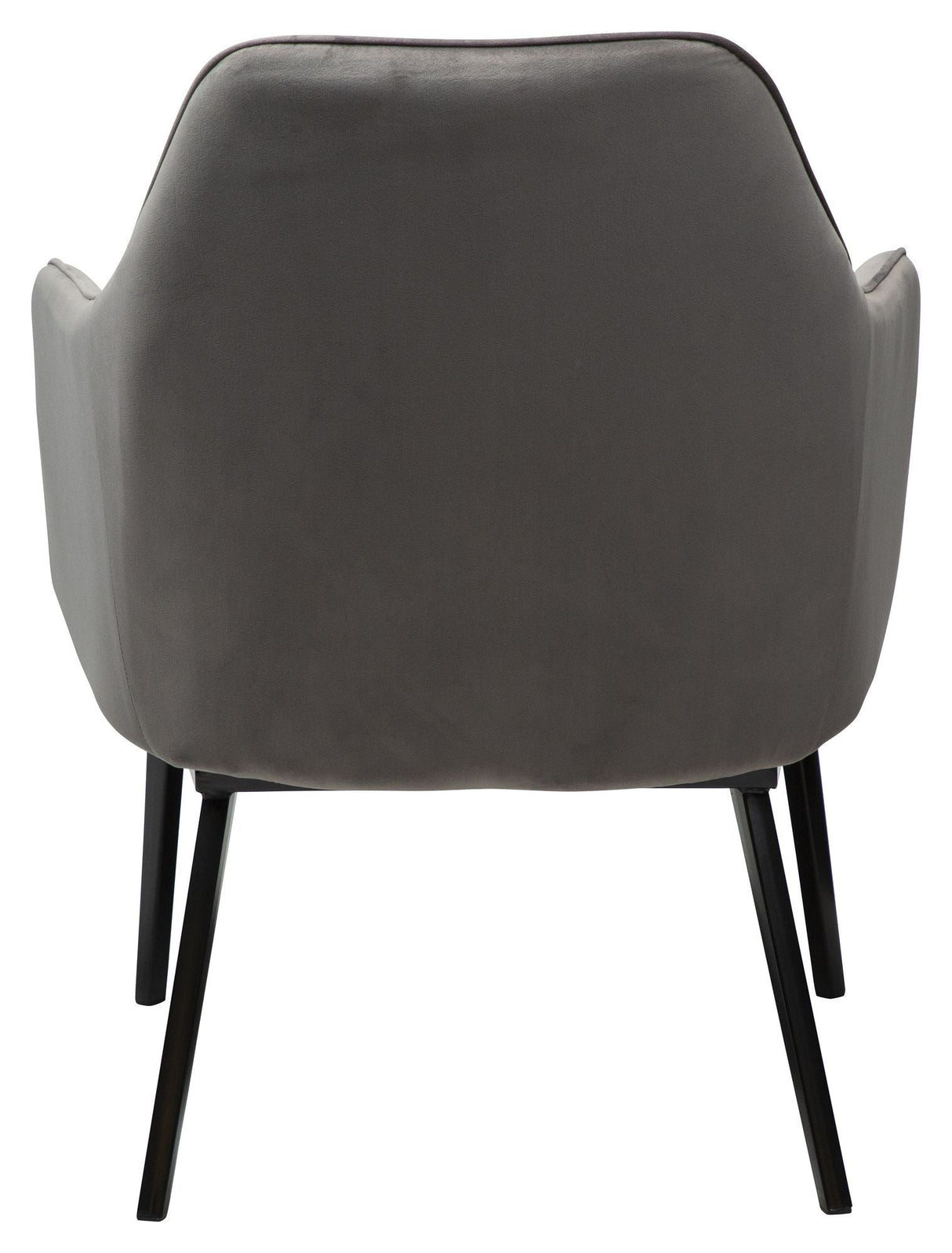 Embrace Lounge Chair, Alu Velor. svart ben