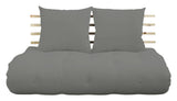 Shin Sano Futon Sofa, grå/natur