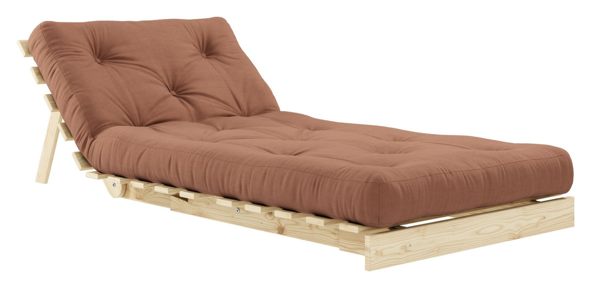 Røtter 90 sofa seng, furu/brun