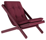 Boogie Lounge Chair, Siesta Red/Bordeaux