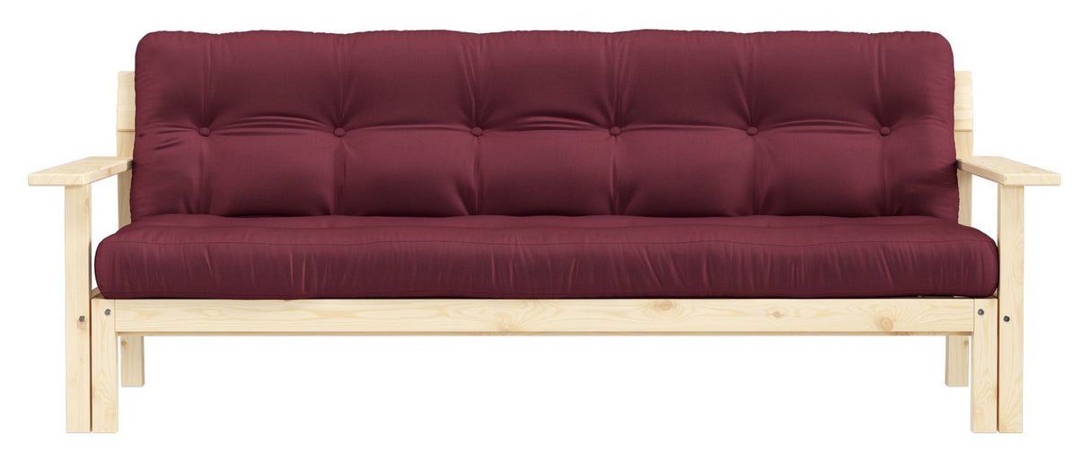 Slapp av sofa seng 190x100, Bordeaux