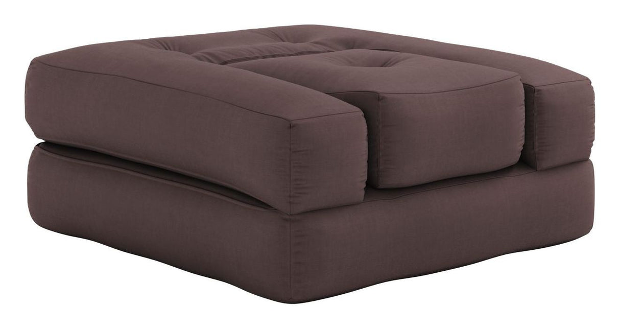 Cube Futon, Brown