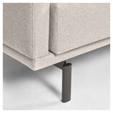 Galen 3-personer. Sofa med venstre venstre sjeselong, B194, Beige Chenille