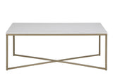 Filippa salongbord 120x60, hvit marmor