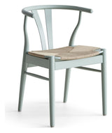 Findahl Freja Dining Chair Beech/Green, Natural Weave