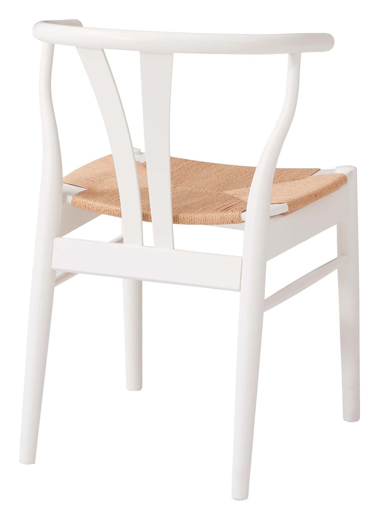 Findahl Freja Dining Chair Beech/White, Natural Weave