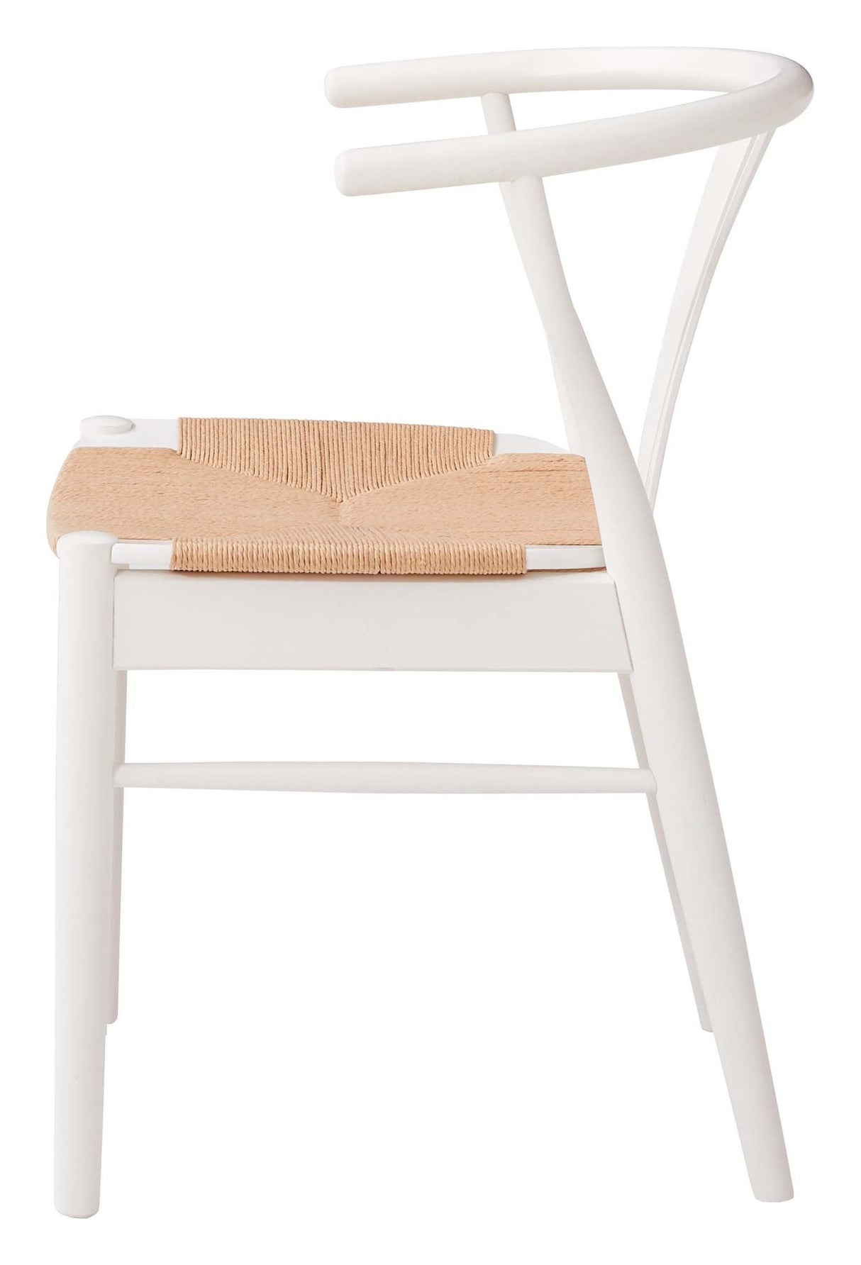 Findahl Freja Dining Chair Beech/White, Natural Weave