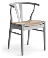 Findahl Freja Dining Chair Beech/Light Grey, Natural Weave