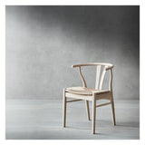 Findahl Freya Dining Chair Oak/Soap, Natural Braid