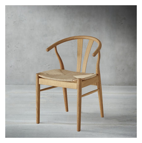 Findahl, Frida Dining Chair, Oak/Oil - Nature Braid