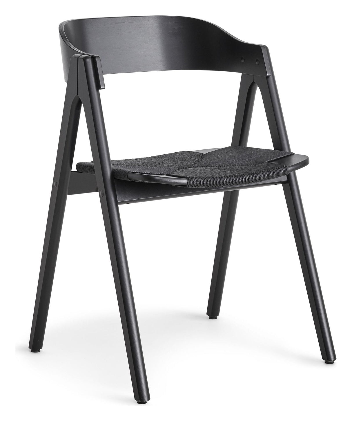 Findahl Mette Dining Chair Beech, svart flette