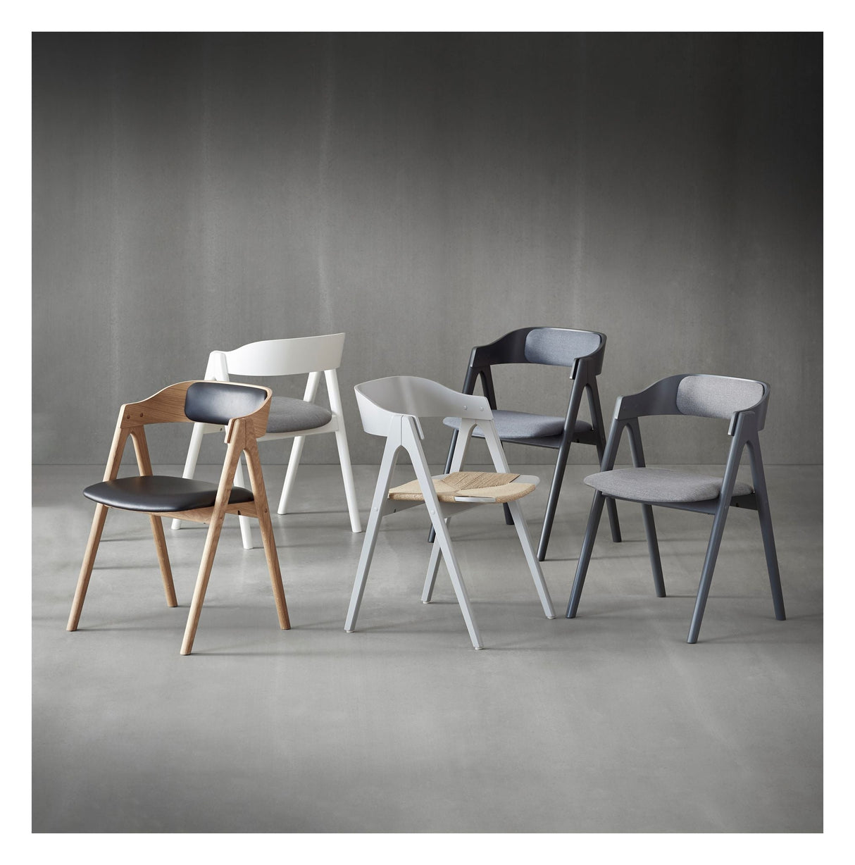 Findahl Mette Dining Chair Beech/Beige, naturlig flette