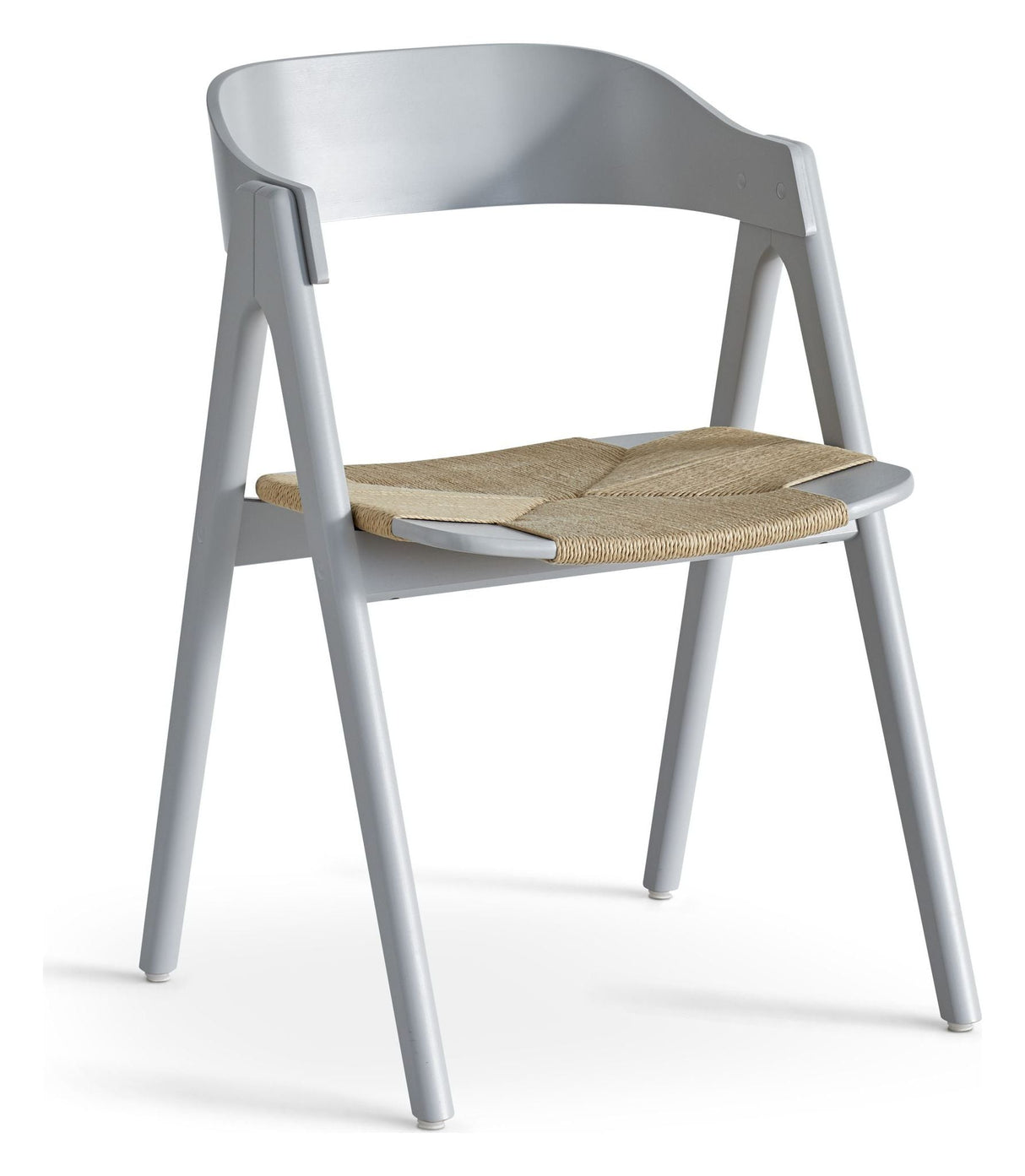 Findahl Mette Dining Chair Beech/Light Grey, Natural Weave