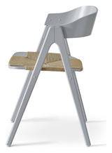 Findahl Mette Dining Chair Beech/Light Grey, Natural Weave