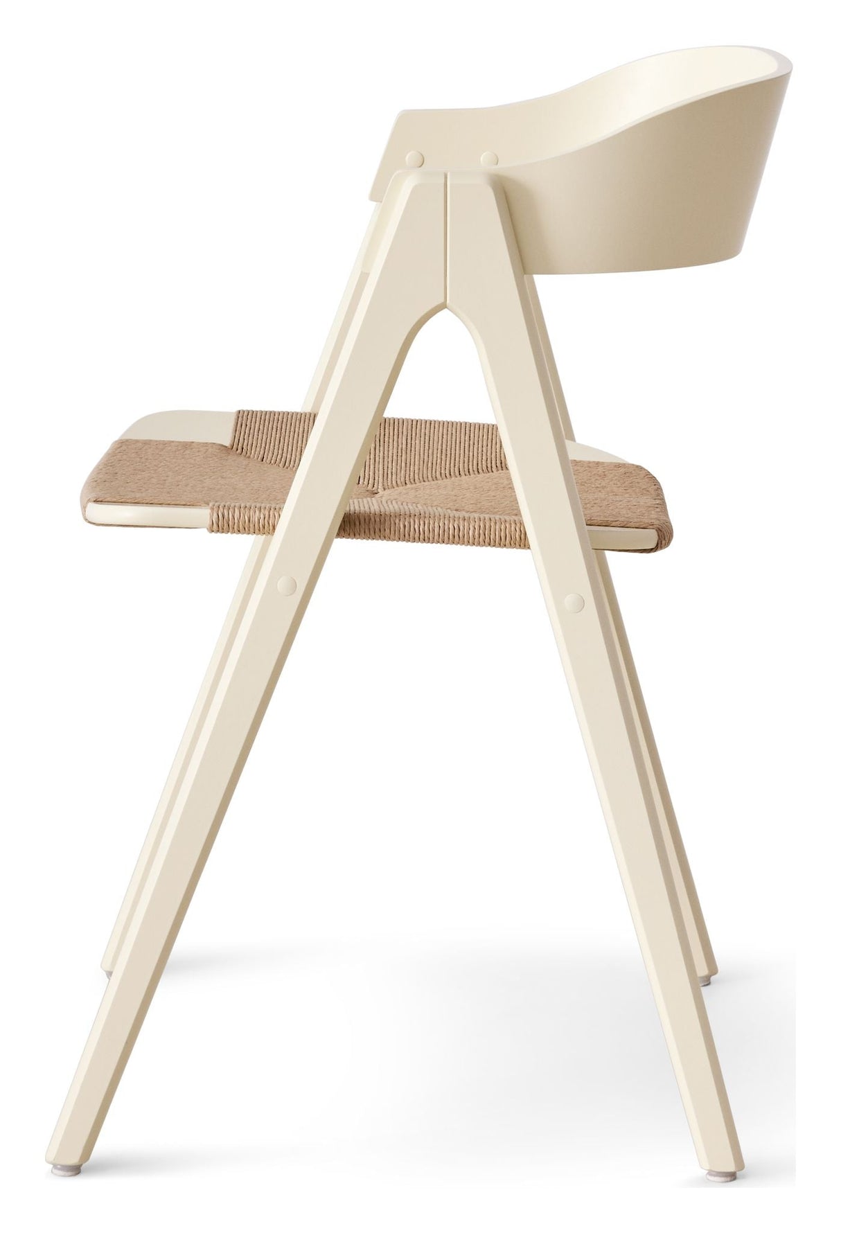 Findahl, Mette Dining Chair, Beech/Light Yellow - Nature Weave