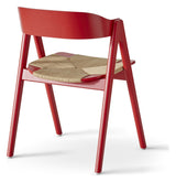 Findahl Mette Dining Chair Beech/Red, Natural Braid