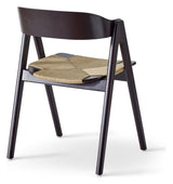 Findahl Mette Dining Chair Beech/Black, Natural Braid