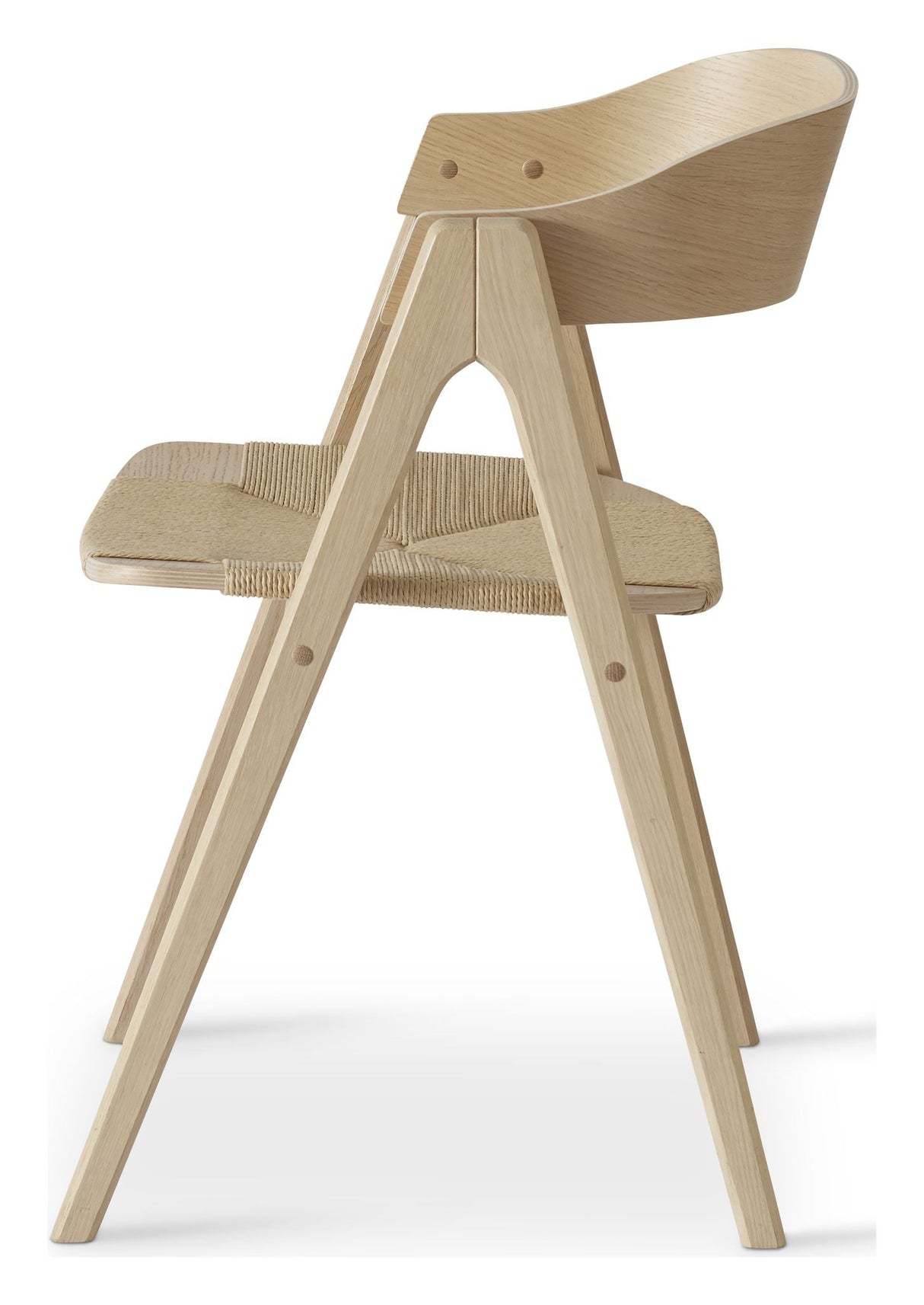 Findahl Mette Dining Chair Oak/Soap, Natural Braid