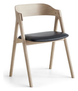 Findahl Mette Dining Chair Oak/Soap, Sydney Black Leather