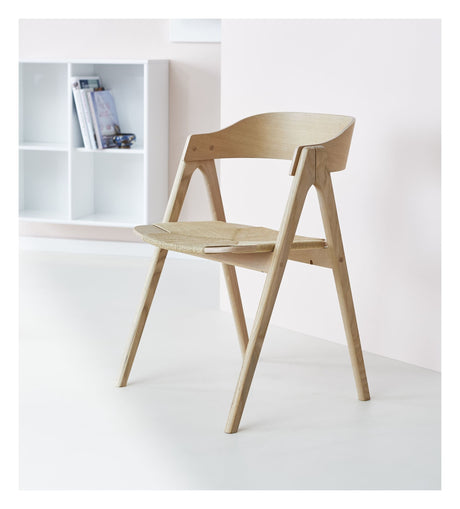 Findahl Mette Dining Chair Oak/ubehandlet, naturlig flette