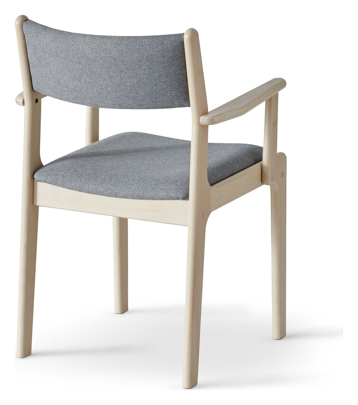 Findahl, Nybøl Dining Chair med armlener, eik/såpe - grå