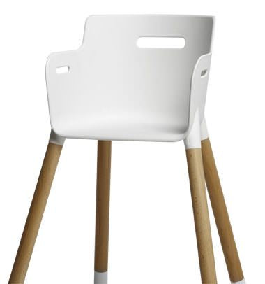 Flexa Baby Chair w. brett, bøk/hvit