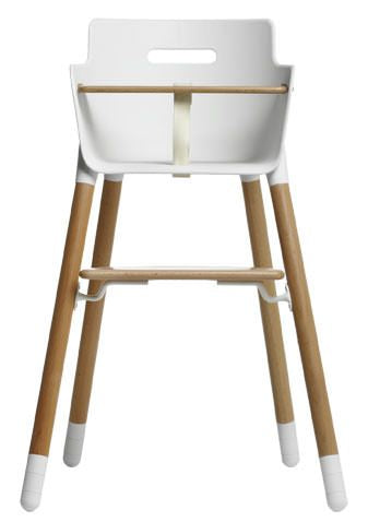 Flexa Baby Chair w. brett, bøk/hvit