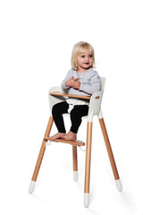 Flexa Baby Chair w. brett, bøk/hvit