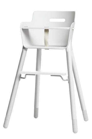 Flexa Baby High Chair m/Roll Bar, White