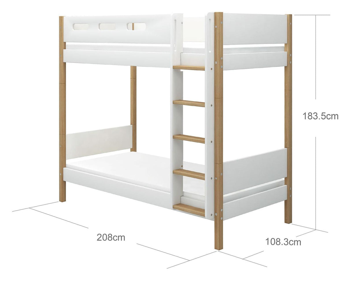 FLEXA NOR BENE SEM HIGH WHITE, 90x200 moh. eikbein