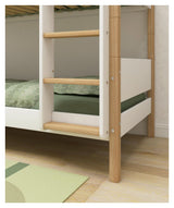 Flexa Nor Bunk Bed White, 90x200 moh. eik