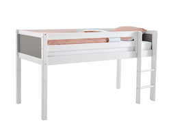 Thuka Nordic Color Half High Bed 90x200, White/Grey