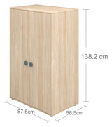 Flexa popsicle garderobe blueberry, 138x88cm