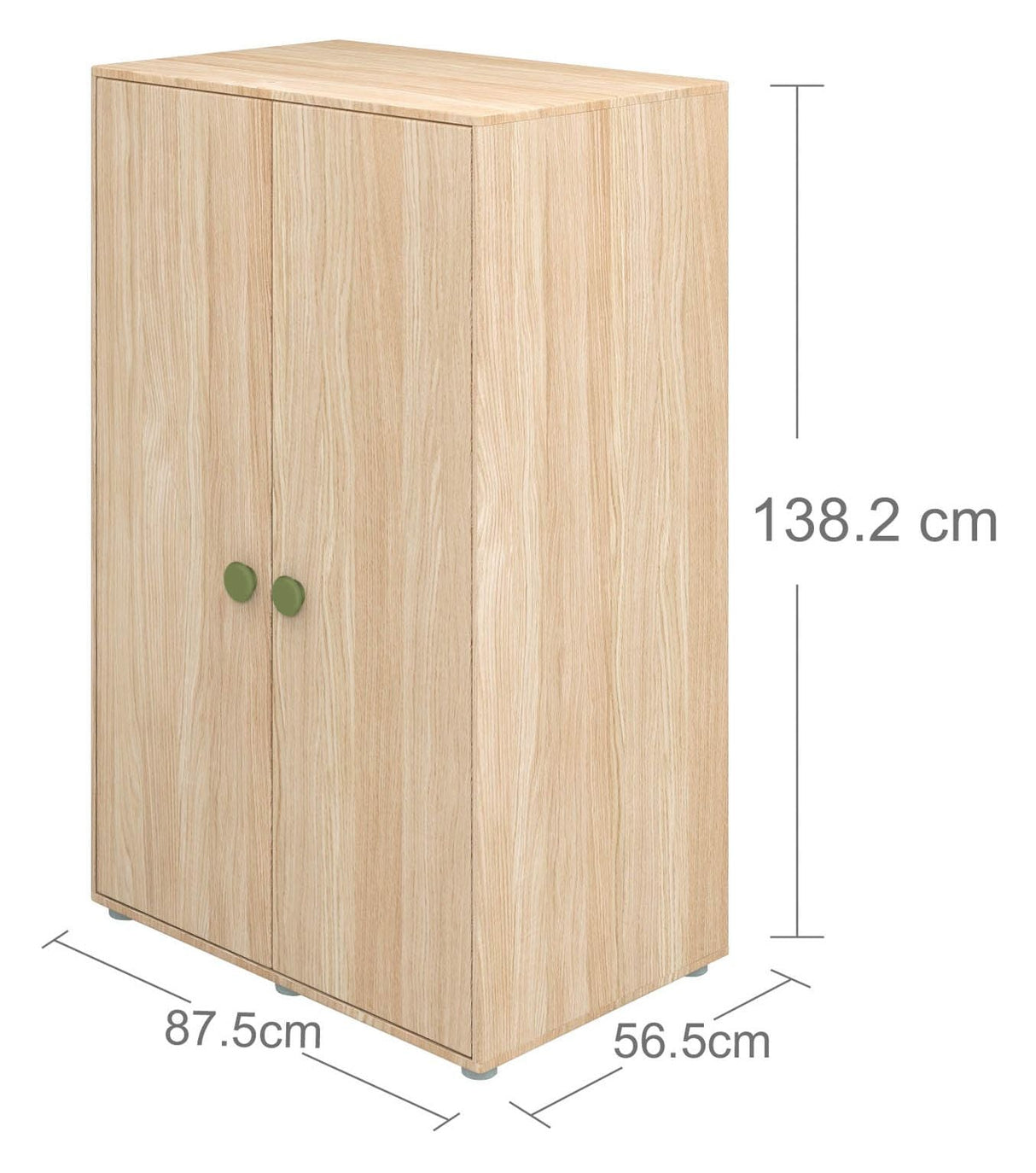 Flexa popsicle garderobe kiwi, 138x88