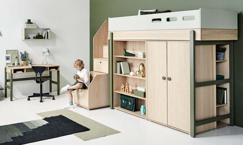 Flexa popsicle garderobe kiwi, 138x88