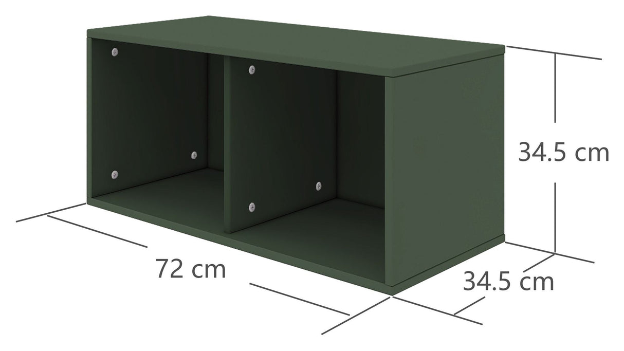 Flexa Roomie Box w. 2 rom, grønt