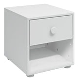 ROMIE CHEST W. 1 skuff, hvit