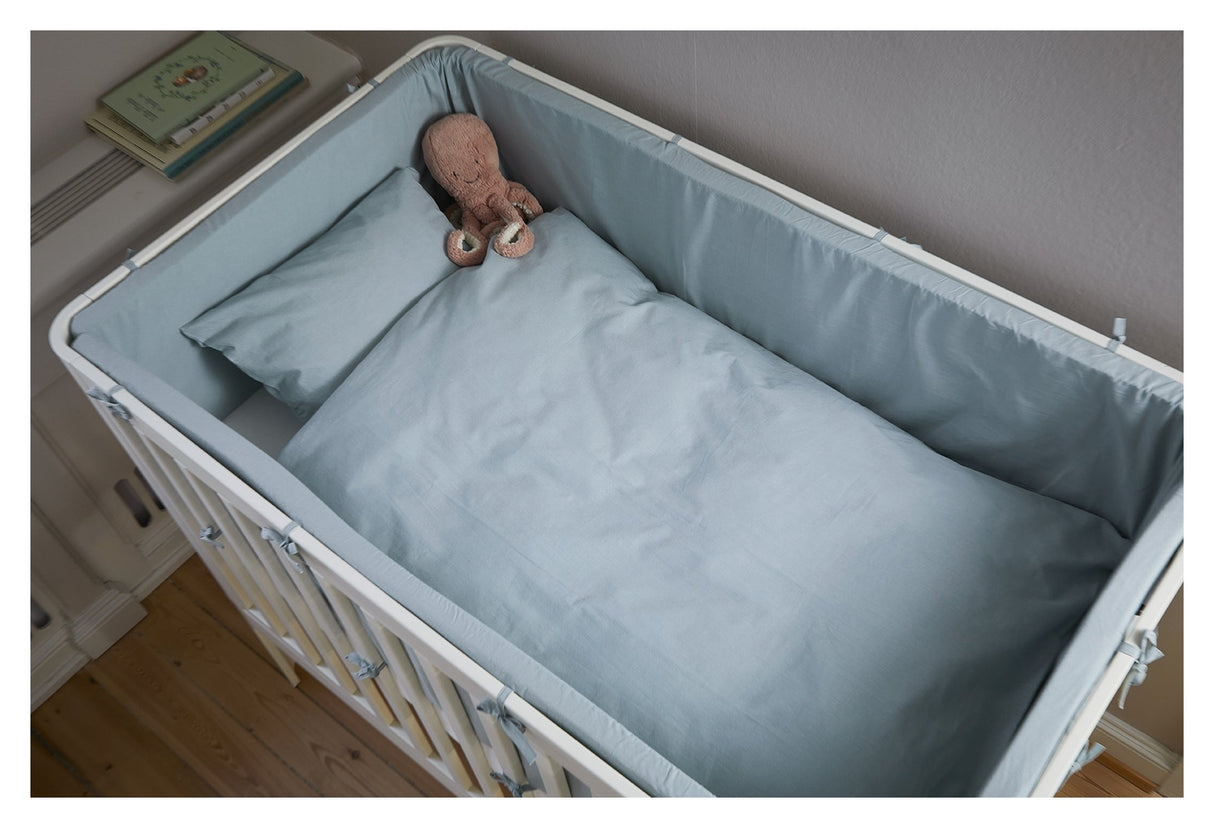 Babybed støtfanger - blå