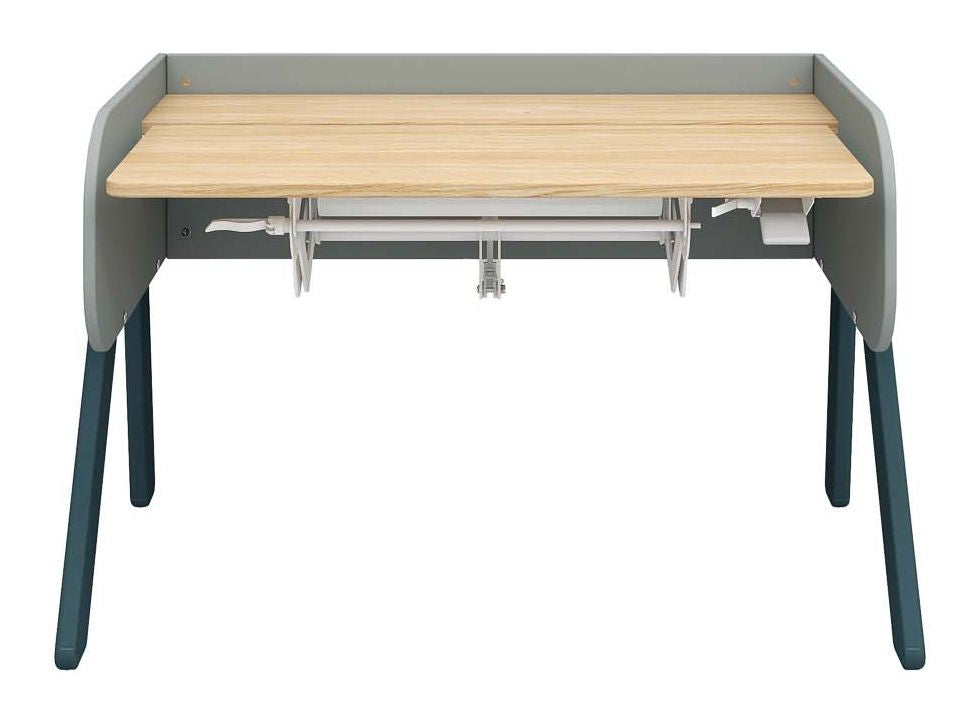 Woody Desk, Blue/Oak