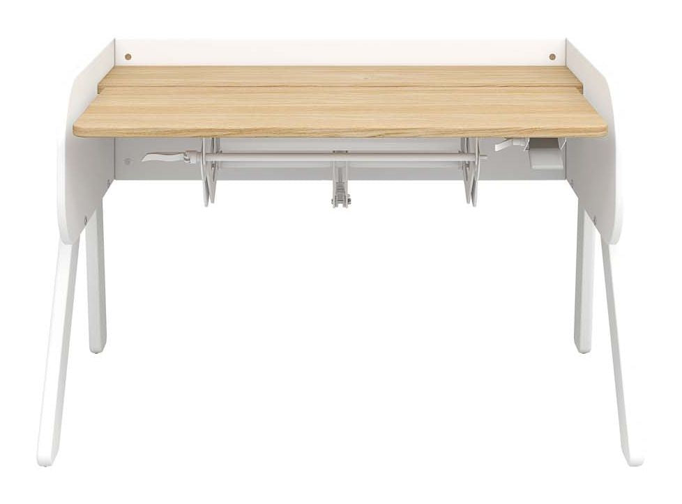 Woody Desk, hvit/eik