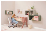 Woody Desk, rosa/eik