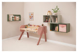 Woody Desk, rosa/eik