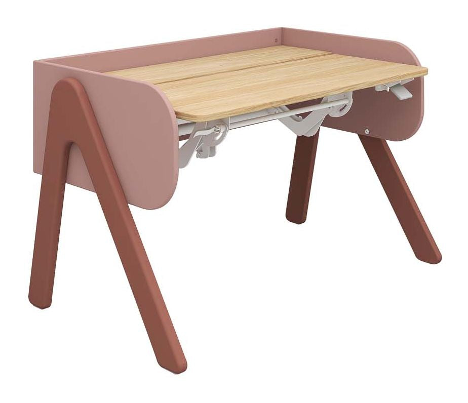 Woody Desk, rosa/eik