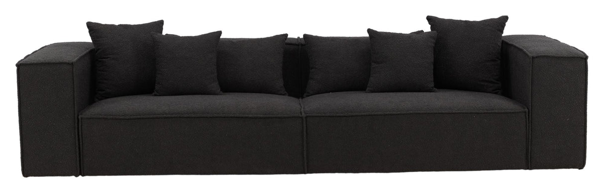 Gillholmen 3 -seters sofa - Black Boucle