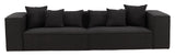 Gillholmen 3 -seters sofa - Black Boucle